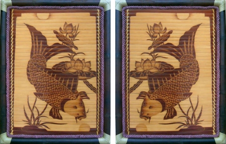 Tranh lý ngư vọng nguyệt