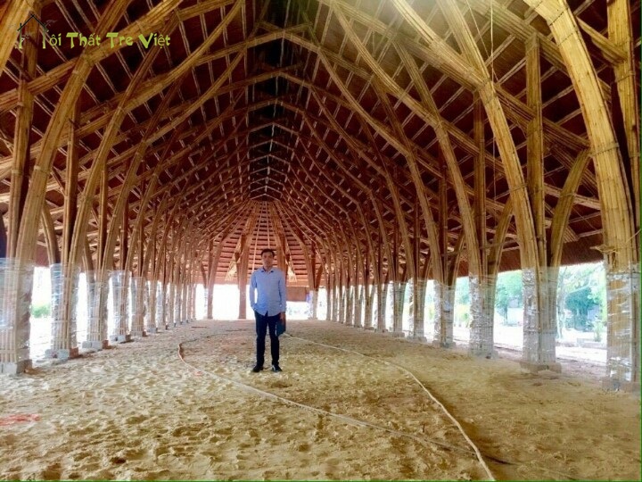 Bamboo house dome